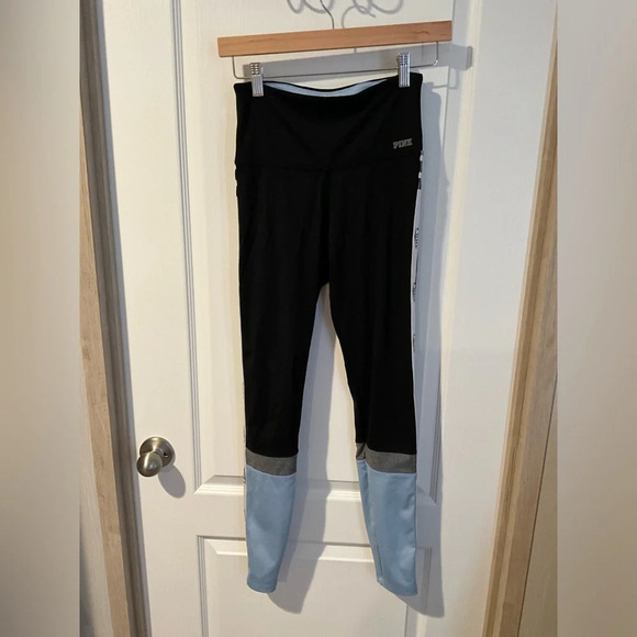 PINK Victoria's Secret Pants - Pink by Victoria Secret Ultimate black & blue leggings. Size XS